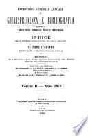 Repertorio generale annuale di giurisprudenza, bibliografia e legislazione in materia di diritto civile, commerciale, penale e amministrativo