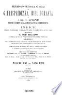 Repertorio generale annuale di giurisprudenza, bibliografia e legislazione in materia di diritto civile, commerciale, penale e amministrativo