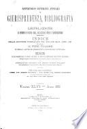 Repertorio generale annuale di giurisprudenza, bibliografia e legislazione in materia di diritto civile, commerciale, penale e amministrativo
