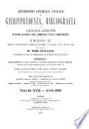 Repertorio generale annuale di giurisprudenza, bibliografia e legislazione in materia di diritto civile, commerciale, penale e amministrativo