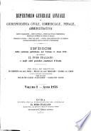 Repertorio generale annuale di giurisprudenza civile, commerciale, penale, amministrativa