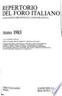 Repertorio generale annuale di giurisprudenza