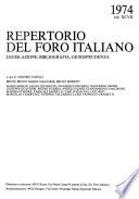Repertorio generale annuale di giurisprudenza