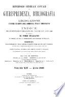 Repertorio generale annuale di giurisprudenza