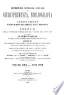 Repertorio generale annuale di giurisprudenza