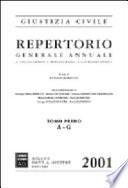 Repertorio generale annuale di legislazione, bibliografia, giurisprudenza