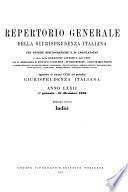 Repertorio generale della Giurisprudenza italiana