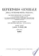 Repertorio generale della Giurisprudenza italiana