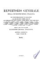 Repertorio generale della Giurisprudenza italiana