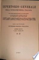 Repertorio generale della Giurisprudenza italiana