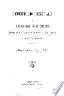 Repertorio generale e glossario delle voci ed espressioni speciali agli Stati Uniti del Nord