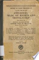 Report of Court Proceedings in the Case of the Anti-Soviet bloc of Rights and Trotskyites
