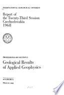 Report of the Twenty-third Session, Czechoslovakia, 1968