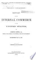 Report on the Internal Commerce of the United States