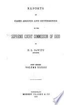 Reports of Cases Argued and Determined in the Supreme Court of Ohio