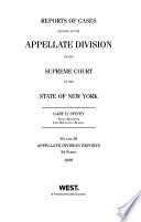 Reports of Cases Decided in the Appellate Division of the Supreme Court, State of New York