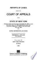 Reports of cases decided in the Court of Appeals of the state of New York
