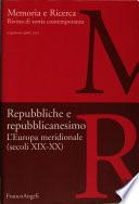 Repubbliche e repubblicanesimo