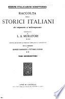 Rerum italicarum scriptores