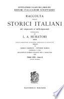 Rerum italicarum scriptores: pt. 1. Cronaca carrarese confrontata con la redazione di Andrea Gatari. Galeazzo Gatari