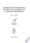 Rëscontr antërnassional dë studi an sla lenga e la literatura piemontèisa