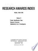Research Awards Index
