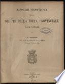 Resoconti stenografici delle sedute della Dieta provinciale dell'Istria