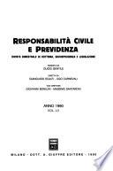 Responsabilitá civile e previdenza