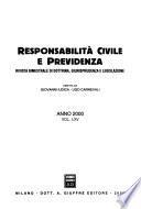 Responsabilitá civile e previdenza
