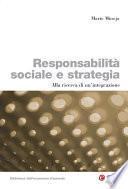 Responsabilità sociale e strategia