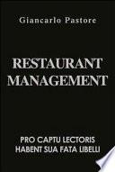 Restaurant management. Ediz. italiana