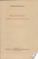 Restauri boccacceschi