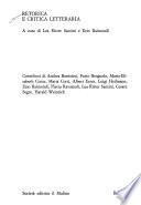Retorica e critica letteraria