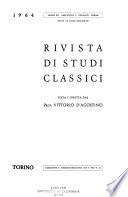 Revista di studi classici
