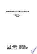 Revista Roman̂ă de Știință Politică