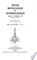 Revue bryologique et lichénologique