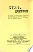 Revue de Qumrân