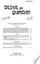 Revue de Qumran