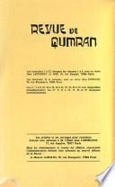 Revue de Qumrân