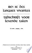 Revue des langues vivantes
