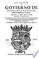 Rey pacifico y govierno de principe catolico sobre el psalmo 100 de David etc