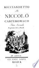 Ricciardetto di Niccolo Carteromaco (pseud.)