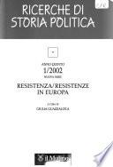Ricerche di storia politica