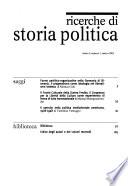 Ricerche di storia politica