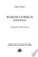 Ricerche e forme di adiacenza