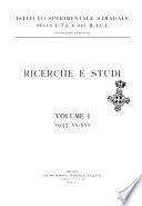 Ricerche e studi