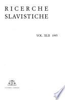 Ricerche slavistiche