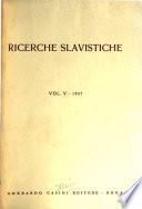 Ricerche slavistiche