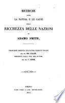 Ricerche sopra la natura e le cause della ricchezza delle nazioni