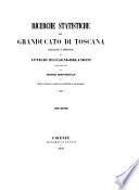 Ricerche Statistiche sul Granducato di Toscana